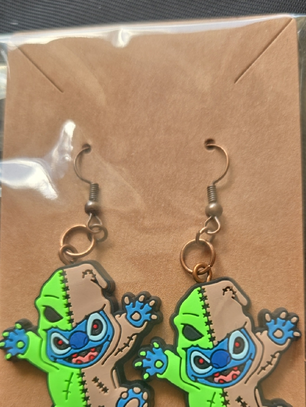 Halloween Stitch Dangle Earrings